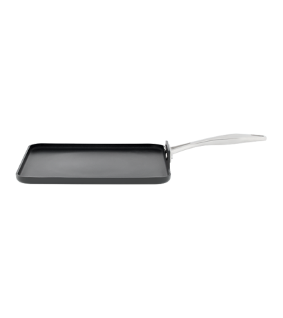 Hard Anodised 28 x 28cm Griddle Pan, Non-Stick