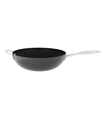 Hard Anodised 28cm Stir Fry / Wok, Non-Stick