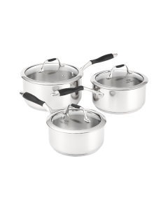Stellar James Martin, JM 3 Piece Saucepan Set