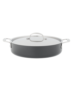 Hard Anodised 28cm Sauteuse Pan, Non-Stick