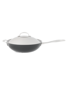 Hard Anodised 30cm Wok, Non-Stick