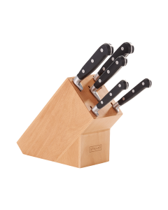 Stellar Classic, 5 Piece Knife Block Set, Beechwood