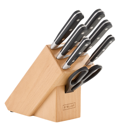 Stellar Classic 7 Piece Knife Block Set