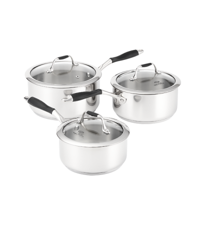 Stellar James Martin, JM 3 Piece Saucepan Set