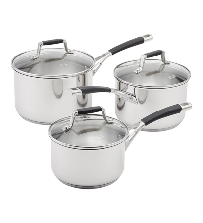 Flow 3 Piece Saucepan Set