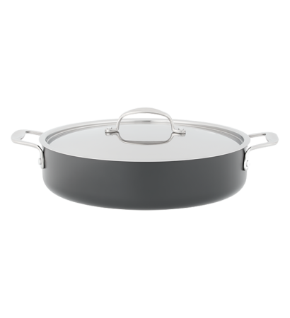 Hard Anodised 28cm Sauteuse Pan, Non-Stick