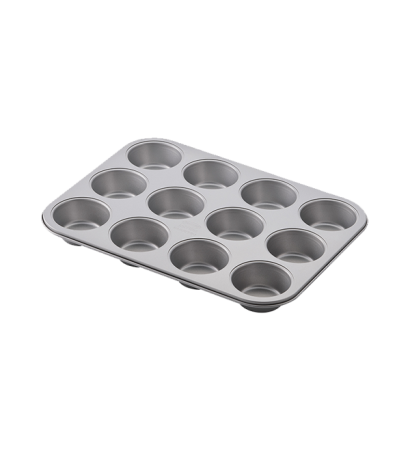 Stellar James Martin, Bakers Collection 12 Cup Cupcake/Muffin Tin, Cup Size 6.5 x 3cm, Non-Stick